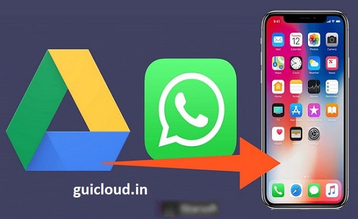 whatsapp backup from google drive to icloud