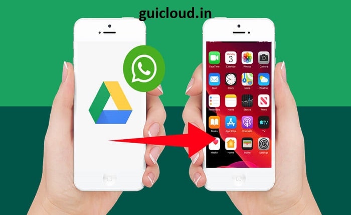 transfer whatsapp backup from icloud to google drive