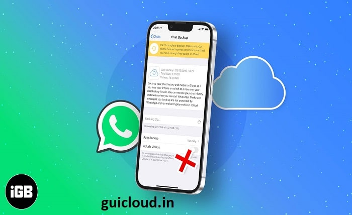 whatsapp icloud backup