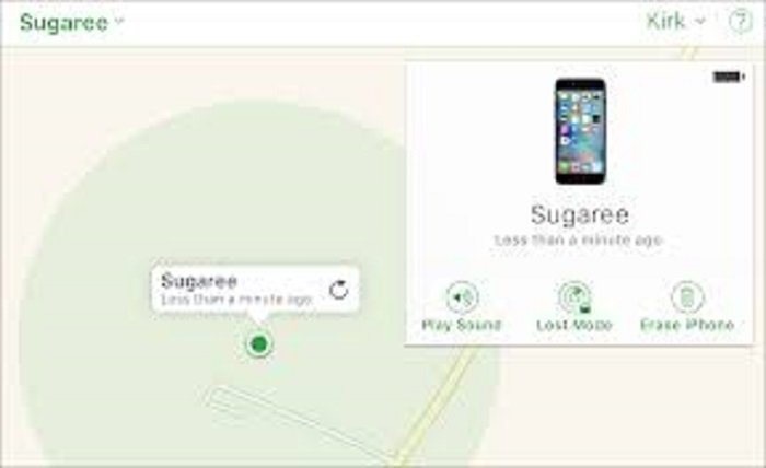 icloud find my device