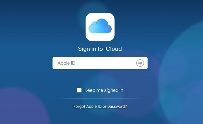 icloud sign in