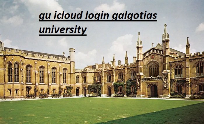 gu icloud login galgotias university