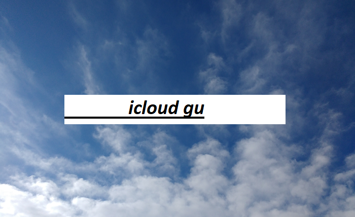 icloud gu