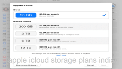 apple icloud storage plans india