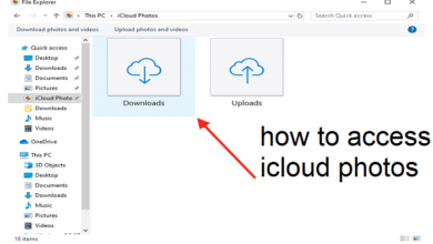 how to access icloud photos