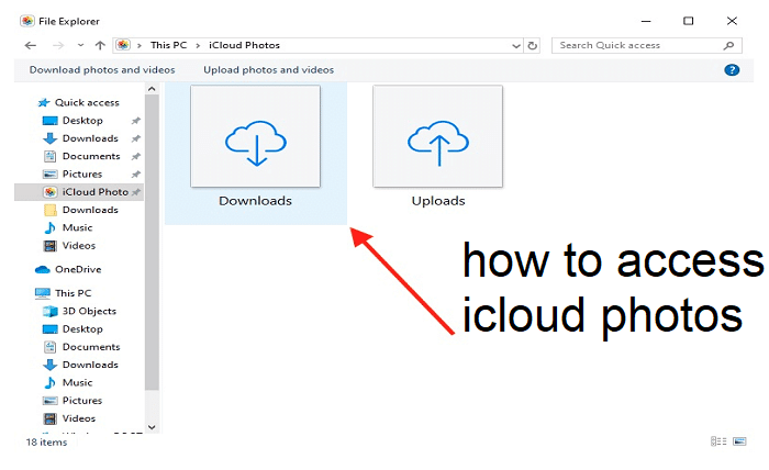 how to access icloud photos