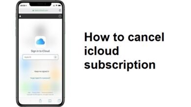 how to cancel icloud subscription