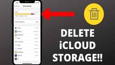 how to delete icloud storage