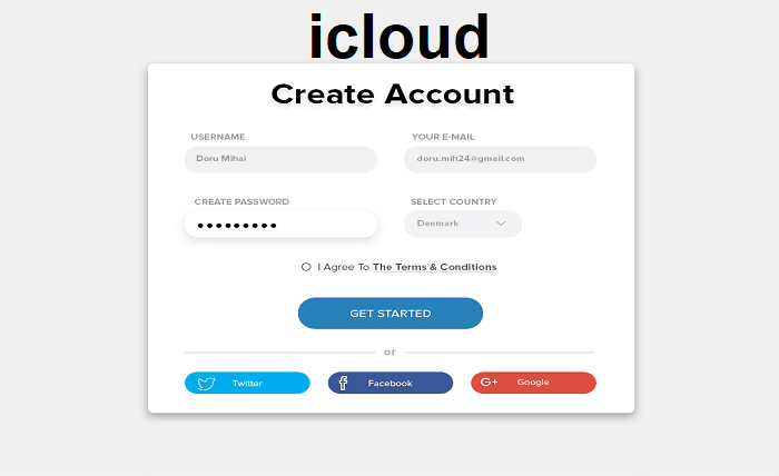 icloud create account